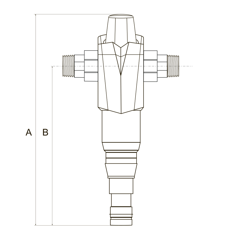 10305/014 Фильтры ручной обратной промывки Tece  - Вид №3