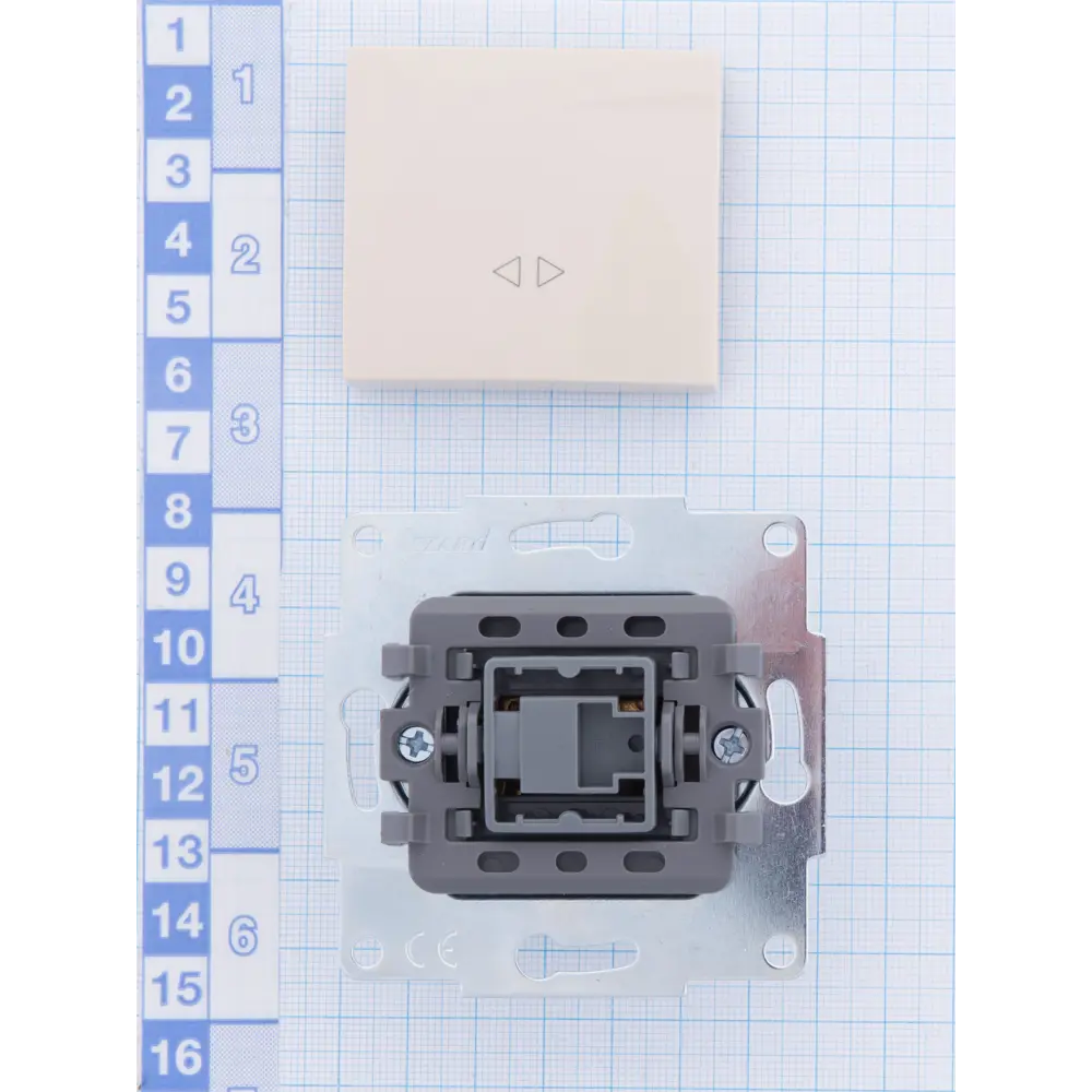 Выключатель промежуточный Lezard Karina цвет кремовый STLM-2013181 - Вид №6