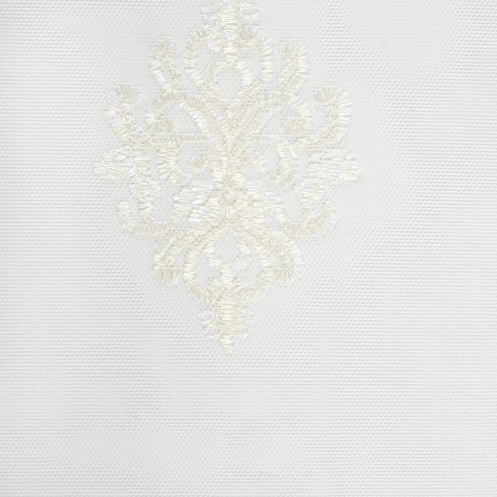 Тюль с вышивкой «Короны» сетка 290 см цвет кремовый 81960435 STLM-2197147 ELIT HOME  - Вид №1