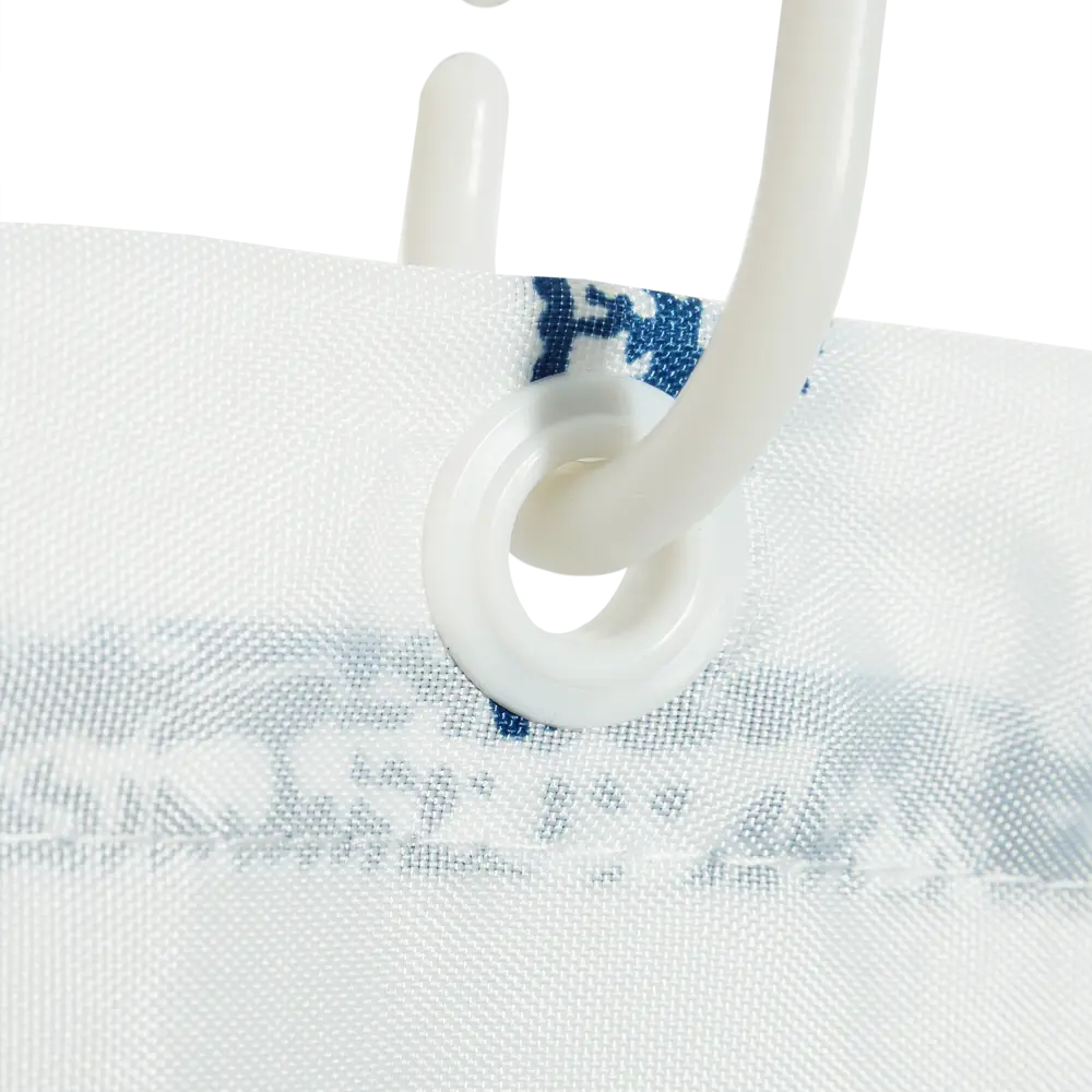 Штора для ванны Ocean, 180х200 см, полиэстер, цвет белый/синий 82168025 STLM-2127697 BATH PLUS ШТОРЫ CHARME GREEN - Вид №4