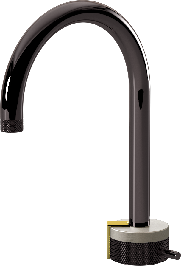 E-11502-R1SN-L2PB-OX Однорычажный прогрессивный смеситель для раковины - излив 16см GRAFF MOD+