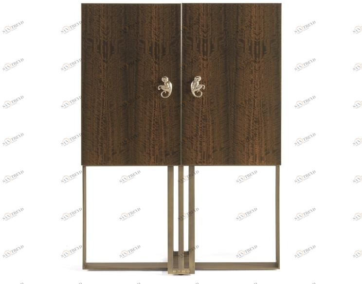 ETRO Home Interiors Барная стойка из эвкалипта с подносом Klee E.kle.115.a