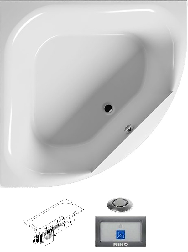 BB7000500000000_top1 Ванна Riho Atlanta Santreyd - Вид №3