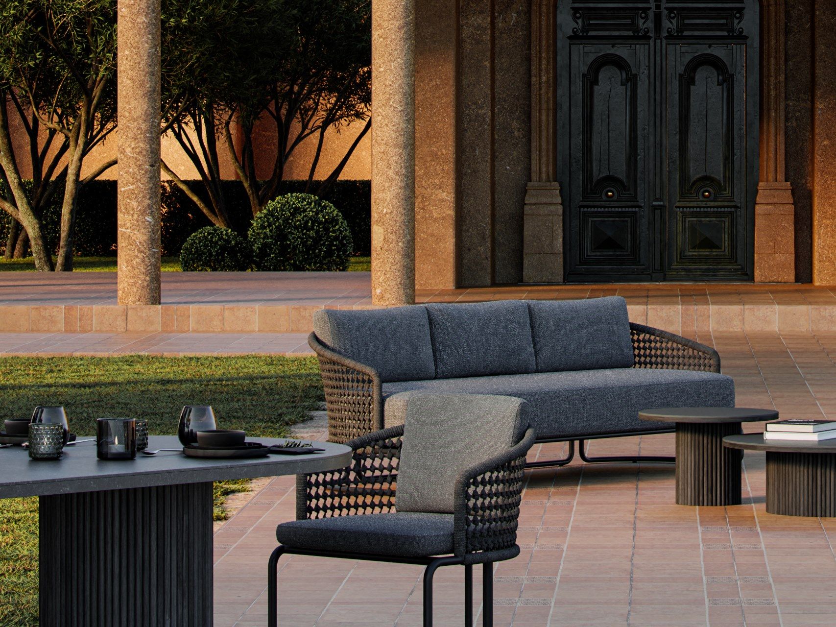 2-местный садовый диван SNOC Pigalle ARCH-00085926 - Вид №5