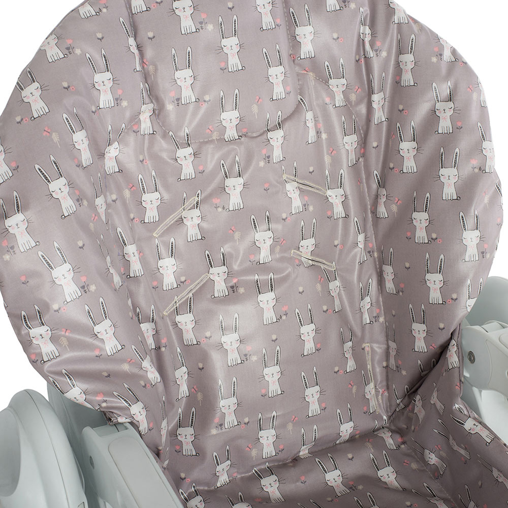 Съемный чехол для стульчика для кормления "Зайцы" (водостойкое покрытие) VAMVIGVAM  281615 Бежевый Santreyd  - Вид №1