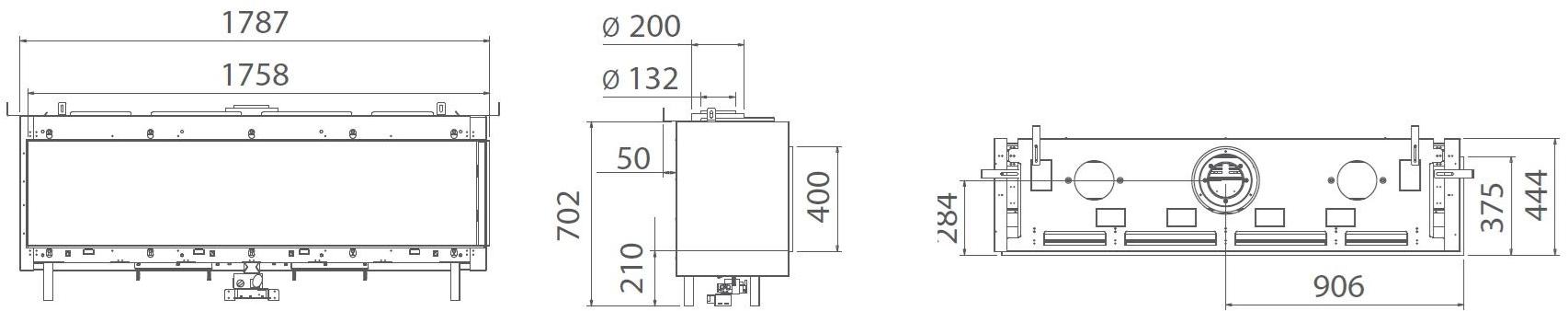 BRITISH FIRES Газовый камин со сбалансированным потоком sun-id-1464003 - Вид №1