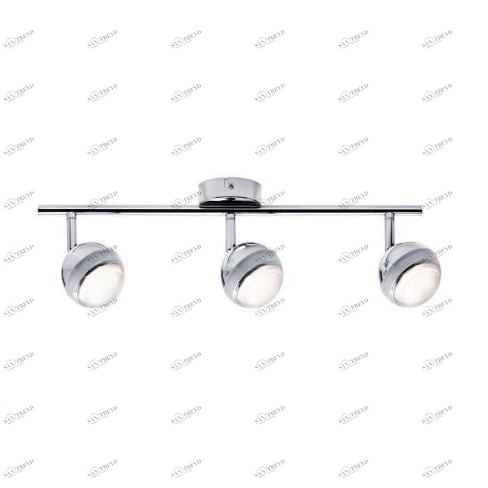 Спот потолочный светодиодный на 3 лампы хром Scoop 60361 PAULMANN SCOOP 00-3891083 Хром