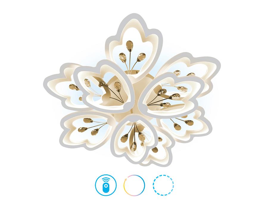 Потолочная светодиодная люстра Ambrella light Original FA511 AMBRELLA LIGHT ДИЗАЙНЕРСКИЕ, ORIGINAL 336957 Белый  - Вид №1