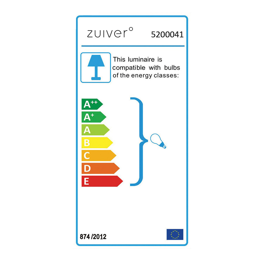 Лампа настольная Gringo, белая Zuiver 5200041 - Вид №10