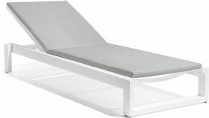 Лежак белый f8 текстиль белый Manutti Fuse