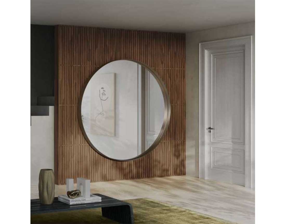 Круглое металлическое зеркало с рамкой Pacini & Cappellini Ron ARCH-00144209 - Вид №1