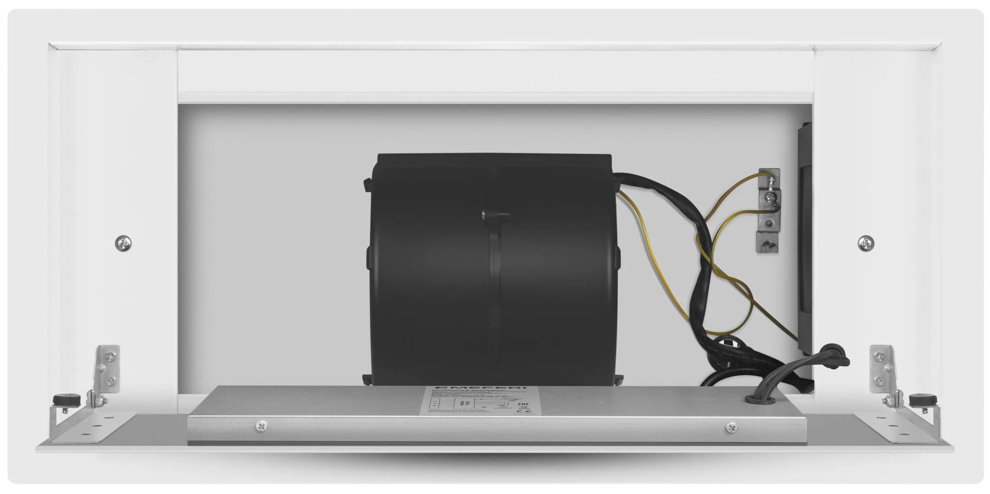 9270625 Вытяжка полновстраиваемая Meferi SMARTBOX60WH GLASS COMFORT белый/белый STDN-0096369 - Вид №11