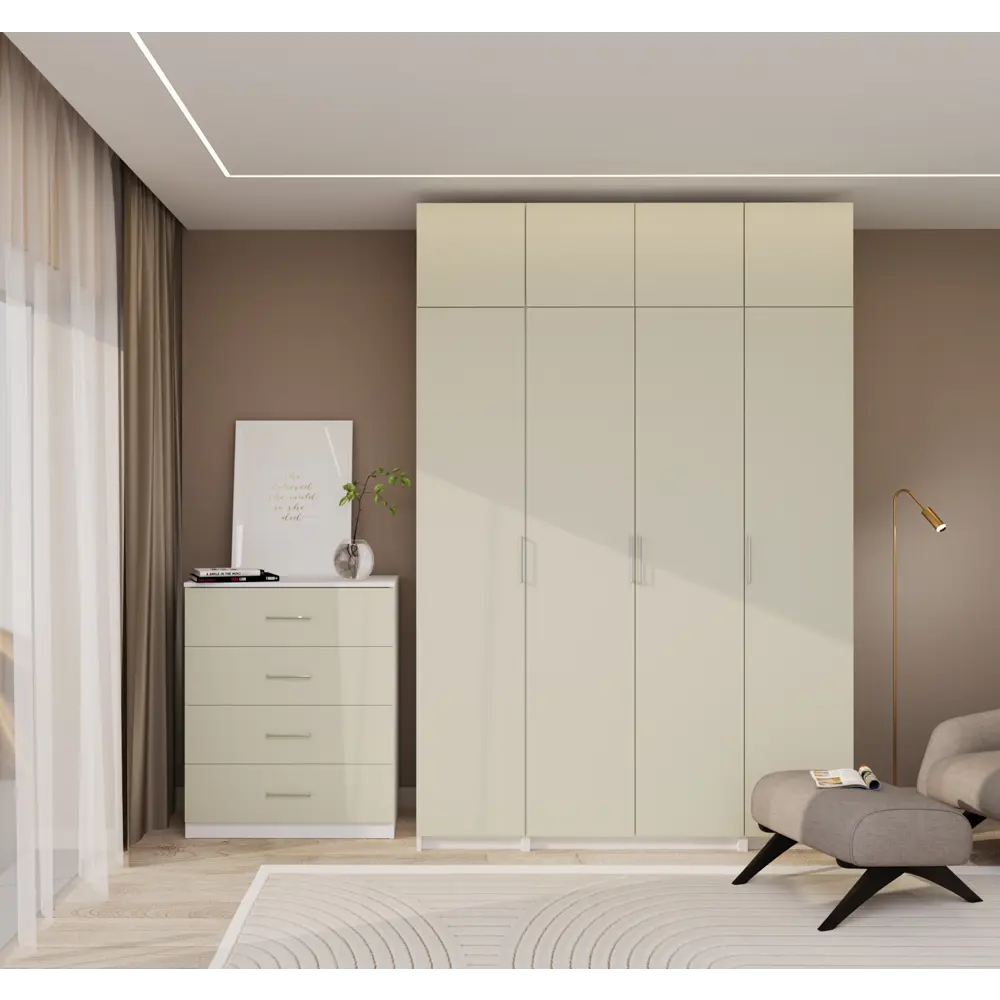 Дверь Лион Дигора 39.6x63.6x1.6 см ЛДСП цвет зеленый 89459255 STLM-2005739 Santreyd - Вид №6
