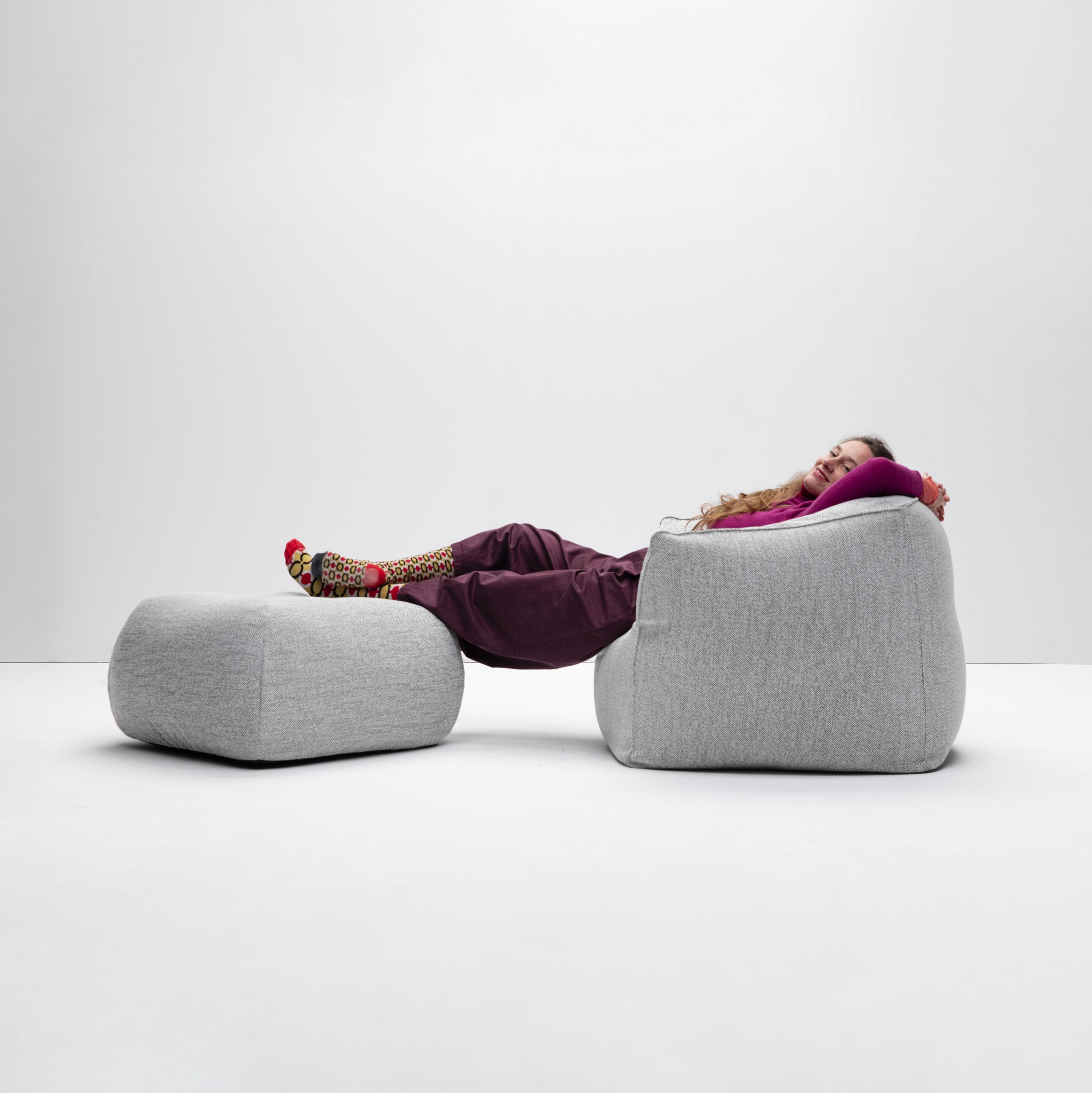 Съемный пуф из ткани isOnAir ARCH-00067072 - Вид №1