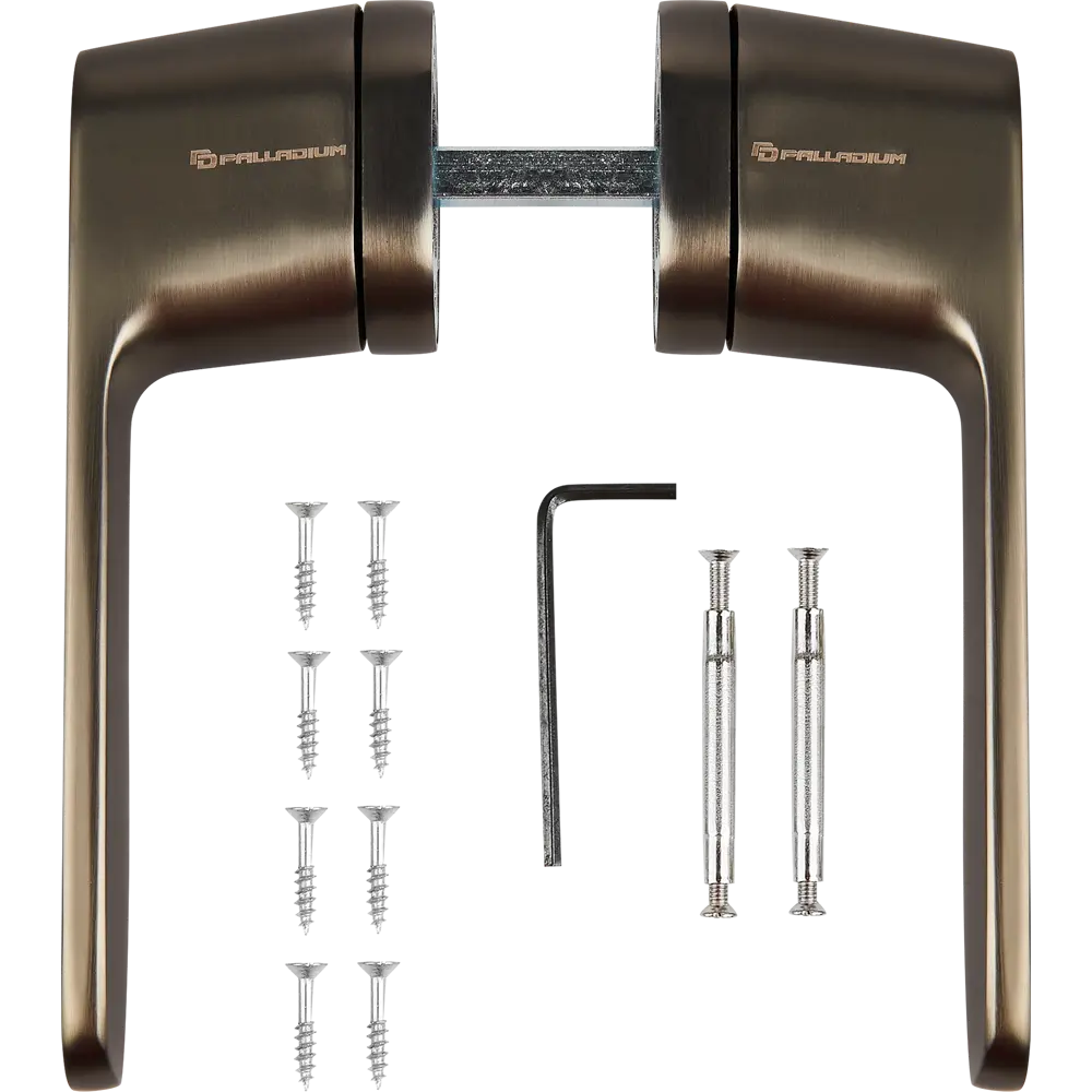 Дверные ручки Palladium Stenberg без запирания цвет графит 85081862 STLM-2010112  - Вид №1