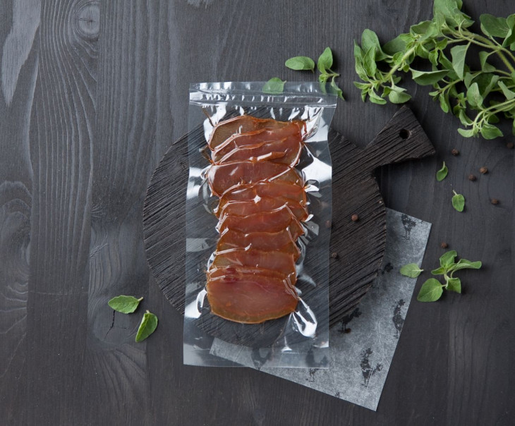 8726 Бастурма из индейки (нарезка) Вкусляндия  - Вид №2