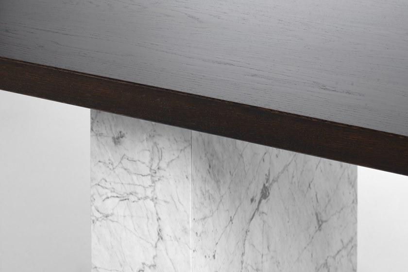 Milla & Milli Стол из массива дерева, мрамора и сусального золота Supreme sun-id-1458019 - Вид №5