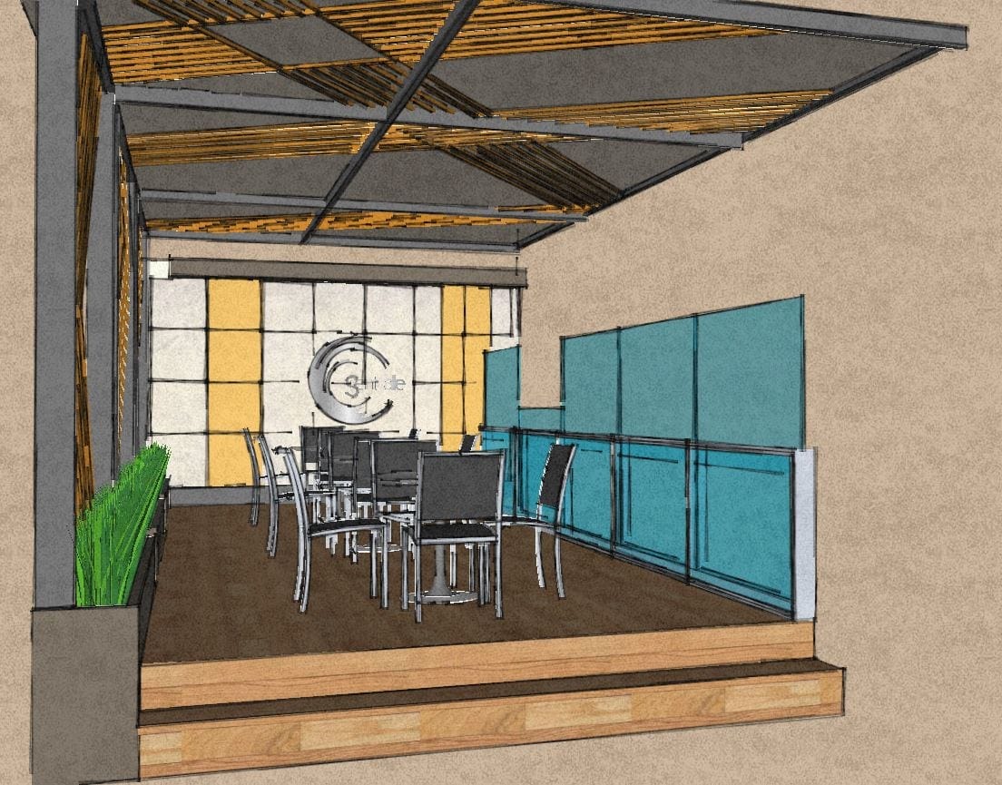 Алюминиевый и стеклянный экран dehors GM MORANDO Bellavista System ARCH-00015351 - Вид №10