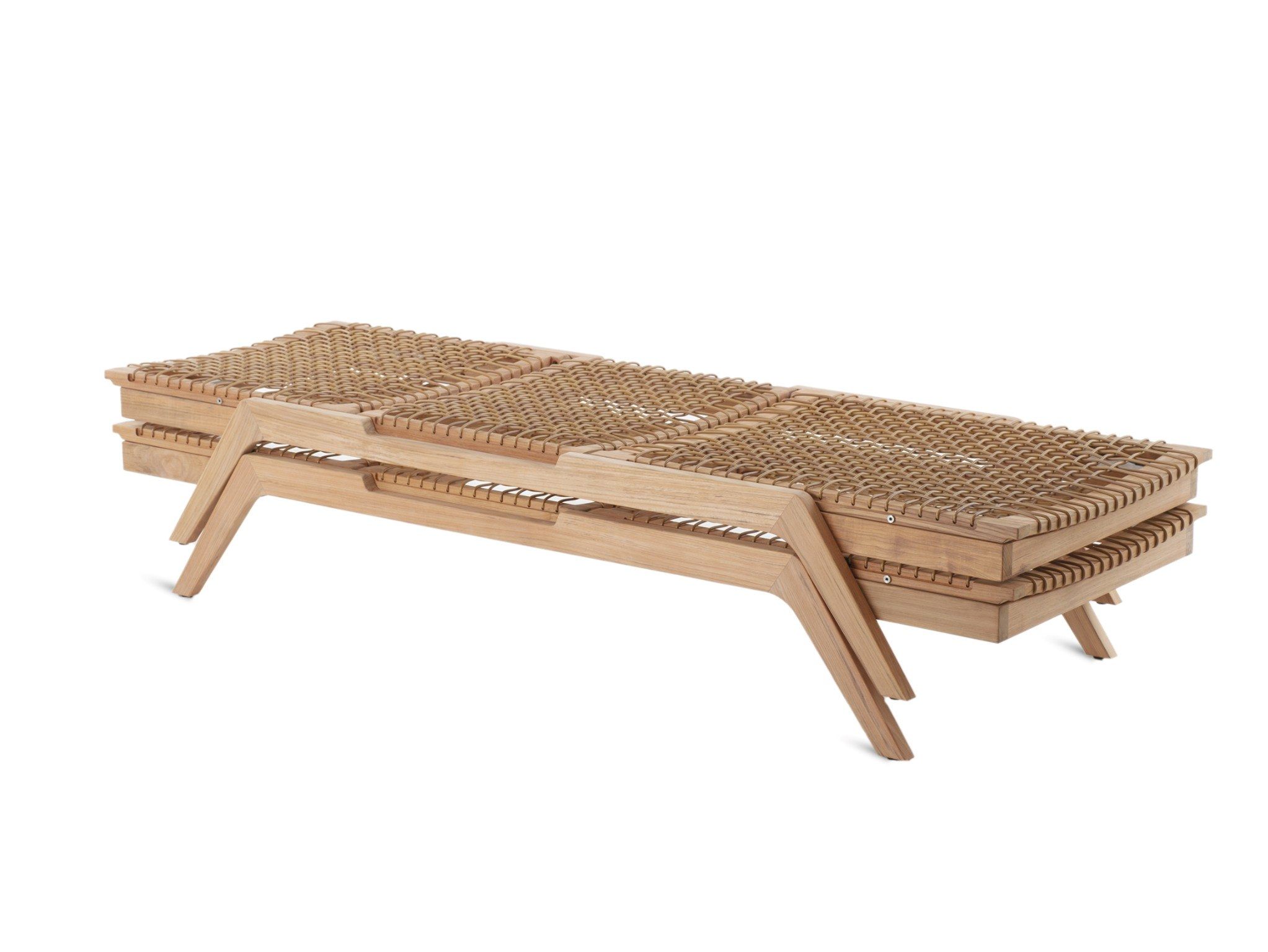 Штабелируемая Садовая кровать из тикового дерева Unopiù Синтез ARCH-00094414