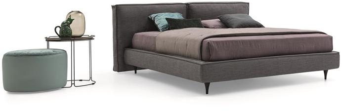 Ditre Italia Кровать из ткани с мягким изголовьем sun-id-1372115 - Вид №1