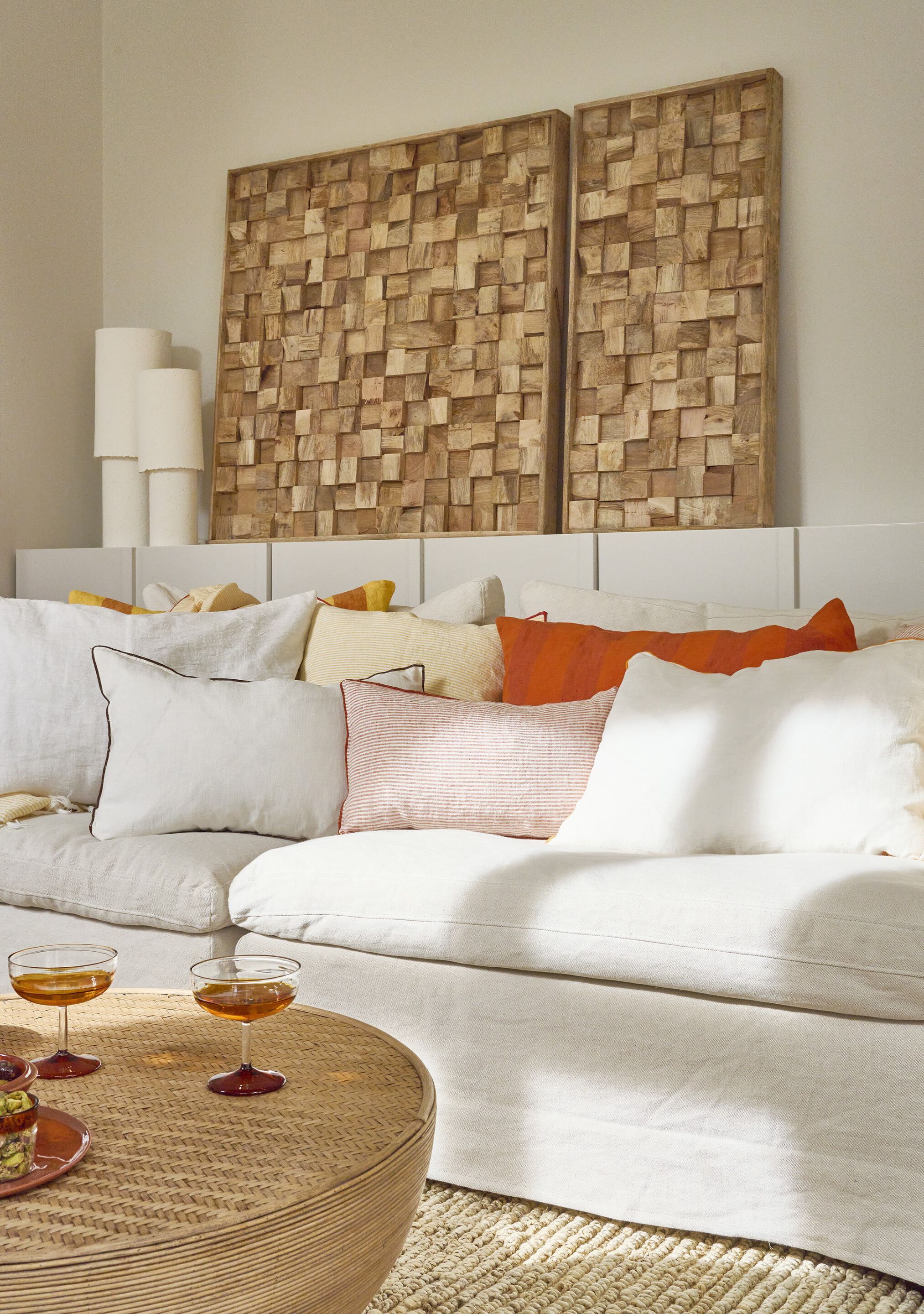 Льняная полосатая прямоугольная подушка POMAX Cirque Magique ARCH-00033573 - Вид №7