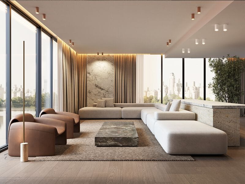 Алюминиевый светодиодный потолочный светильник Panzeri 432 пути ARCH-00100868 - Вид №7