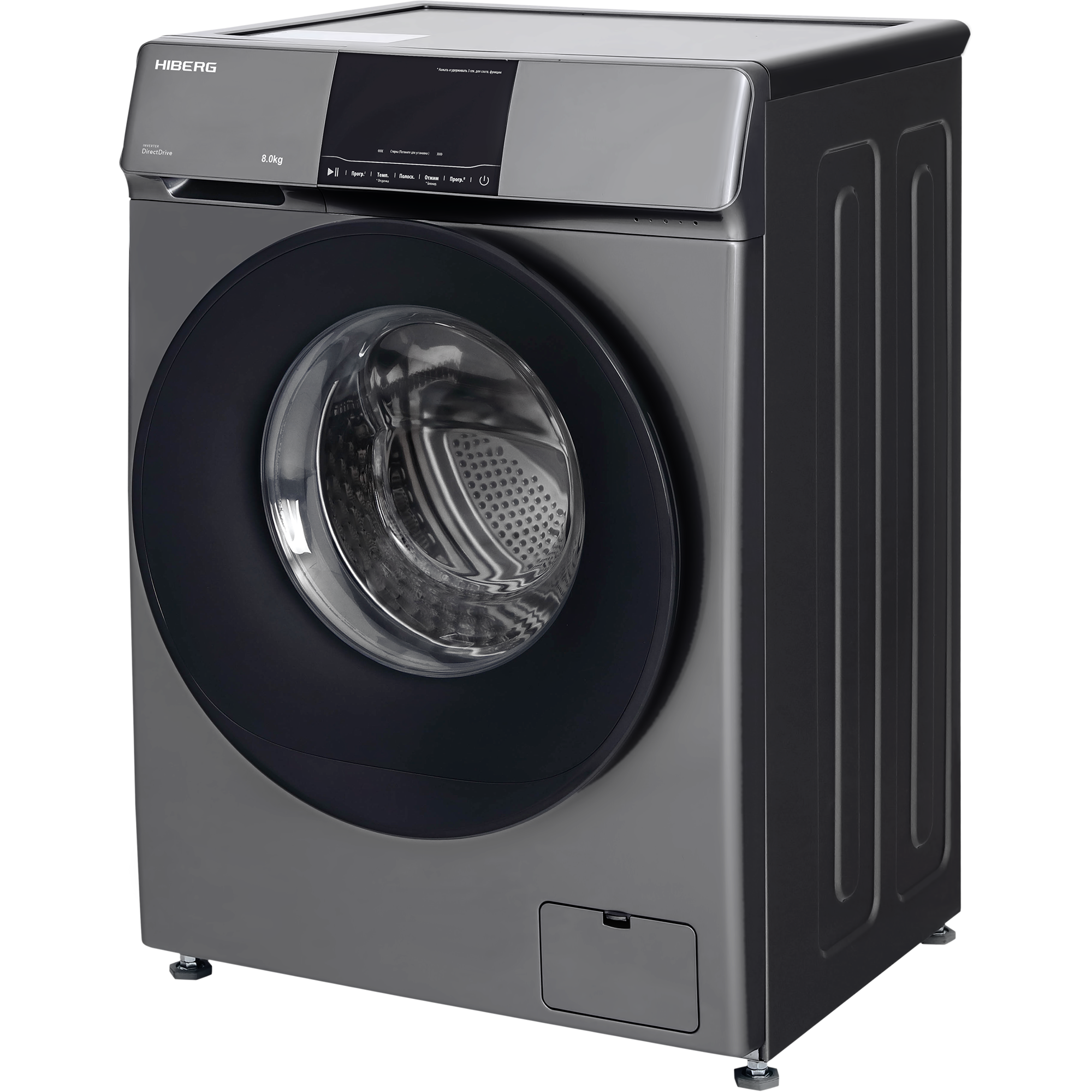 9975386 Стиральная машина HIBERG i-DDQ6-814 Sd серый STDN-0043055 - Вид №2