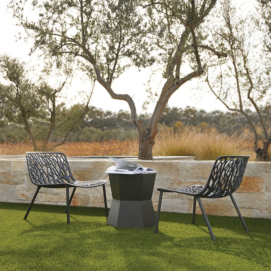 Алюминиевый стул / журнальный столик JANUS et Cie FACET ARCH-00049186 - Вид №2