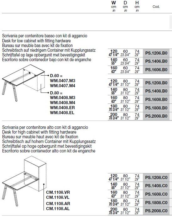 Bralco Рабочий стол со встроенной полкой Polare sun-id-1459030 - Вид №6