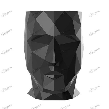 Приставной столик дизайнерский матовый черный Adan от Vondom VONDOM ADAN ОТ VONDOM 288870 Черный 