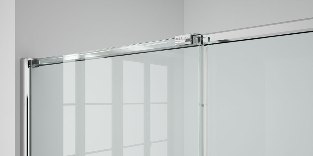 Дверь душевая для установки с боковой панелью AR8SL100SP Merlyn Arysto Хромированный  - Вид №1