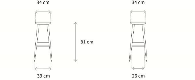 Wagner Табурет из алюминия с подставкой для ног W-2010 sun-id-1389806 - Вид №2