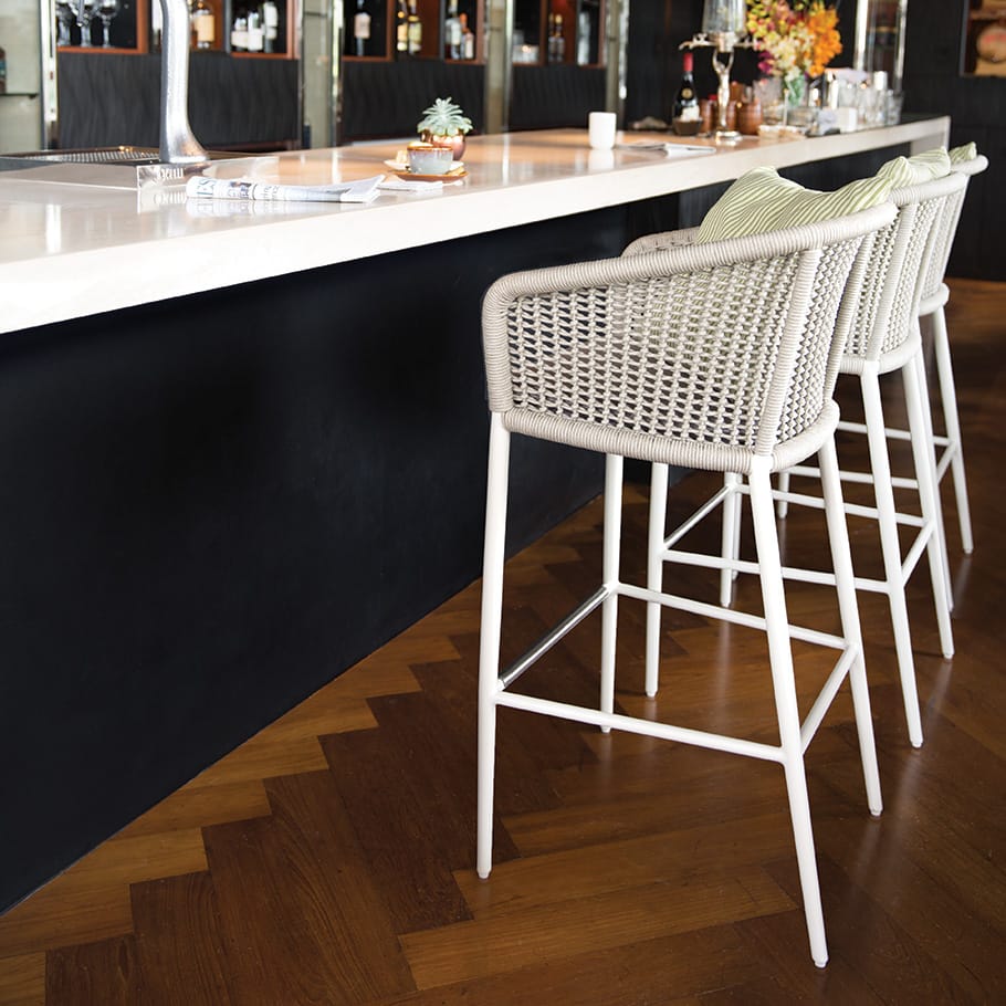 Барный стул из морской веревки с подлокотниками JANUS et Cie Knot ARCH-00058266 - Вид №11