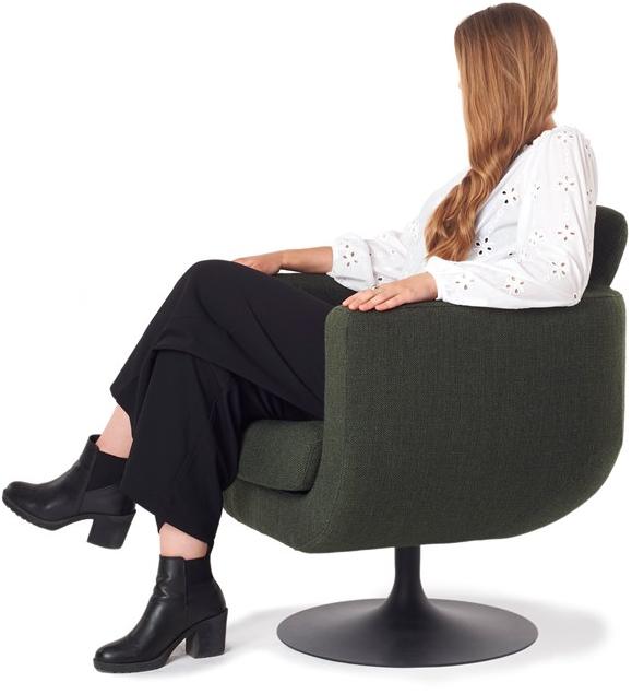 Pols Potten Вращающееся кресло из ткани  556-020-001  - Вид №4