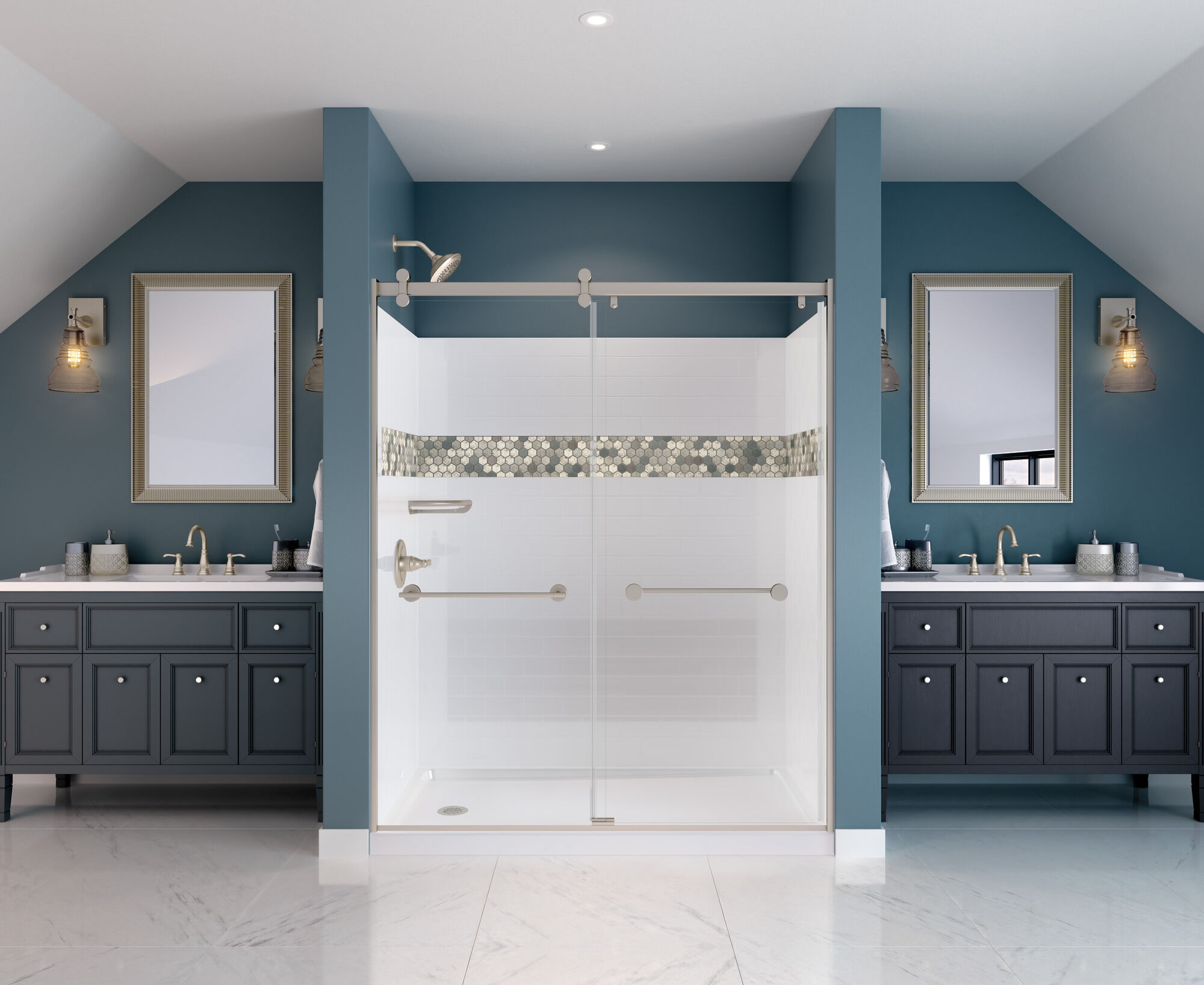 Монитор серии 14 для душа Delta Faucet 142984C-BN-A - Вид №9