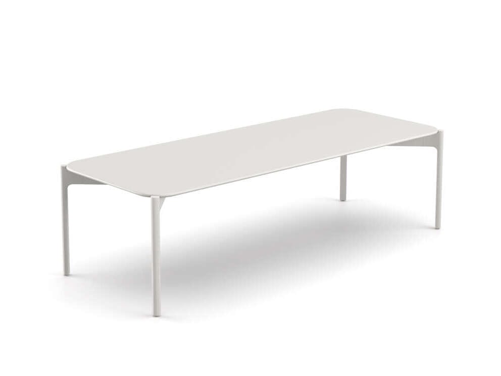 Прямоугольный алюминиевый журнальный столик с порошковым покрытием HPL Top DEDON IZON ARCH-00129140