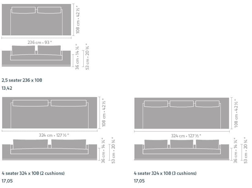 Модульный тканевый диван Linteloo PALM BEACH ARCH-00095335 - Вид №9