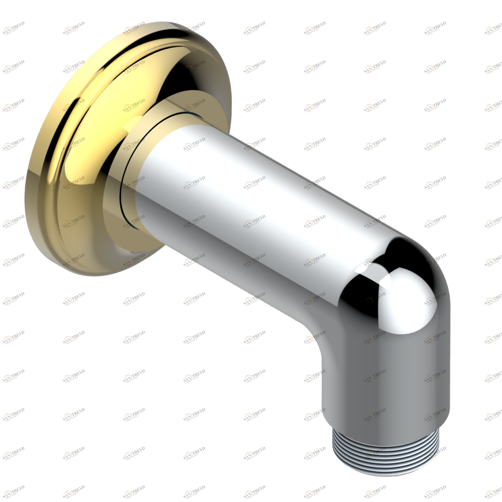G25-53E Вывод 1/2" встраиваемый в стену Thg-paris 1900 Хром/золото G25-53E CAT.A