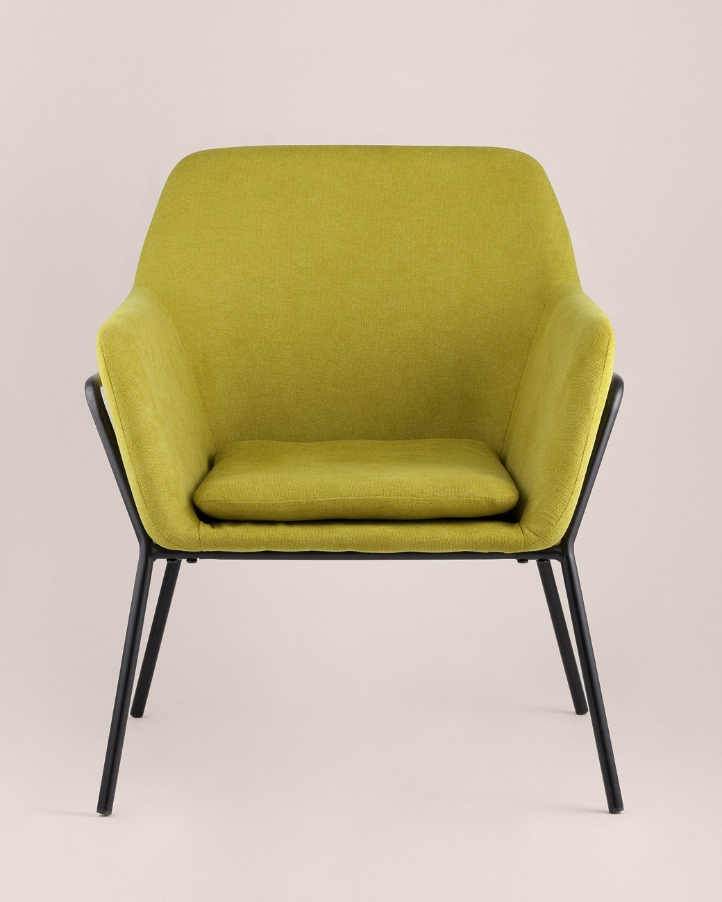 Кресло с мягкими подлокотниками зеленое "Шелфорд" STOOL GROUP ДИЗАЙНЕРСКИЕ 00-3946328 Зеленый  - Вид №3