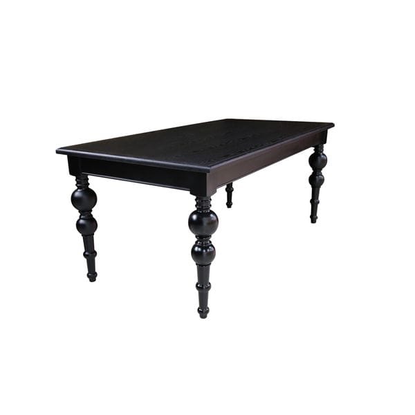Обеденный стол черный прямоугольный с фигурными ножками 130 см Gurmano UNICO  248862 Черный  - Вид №1