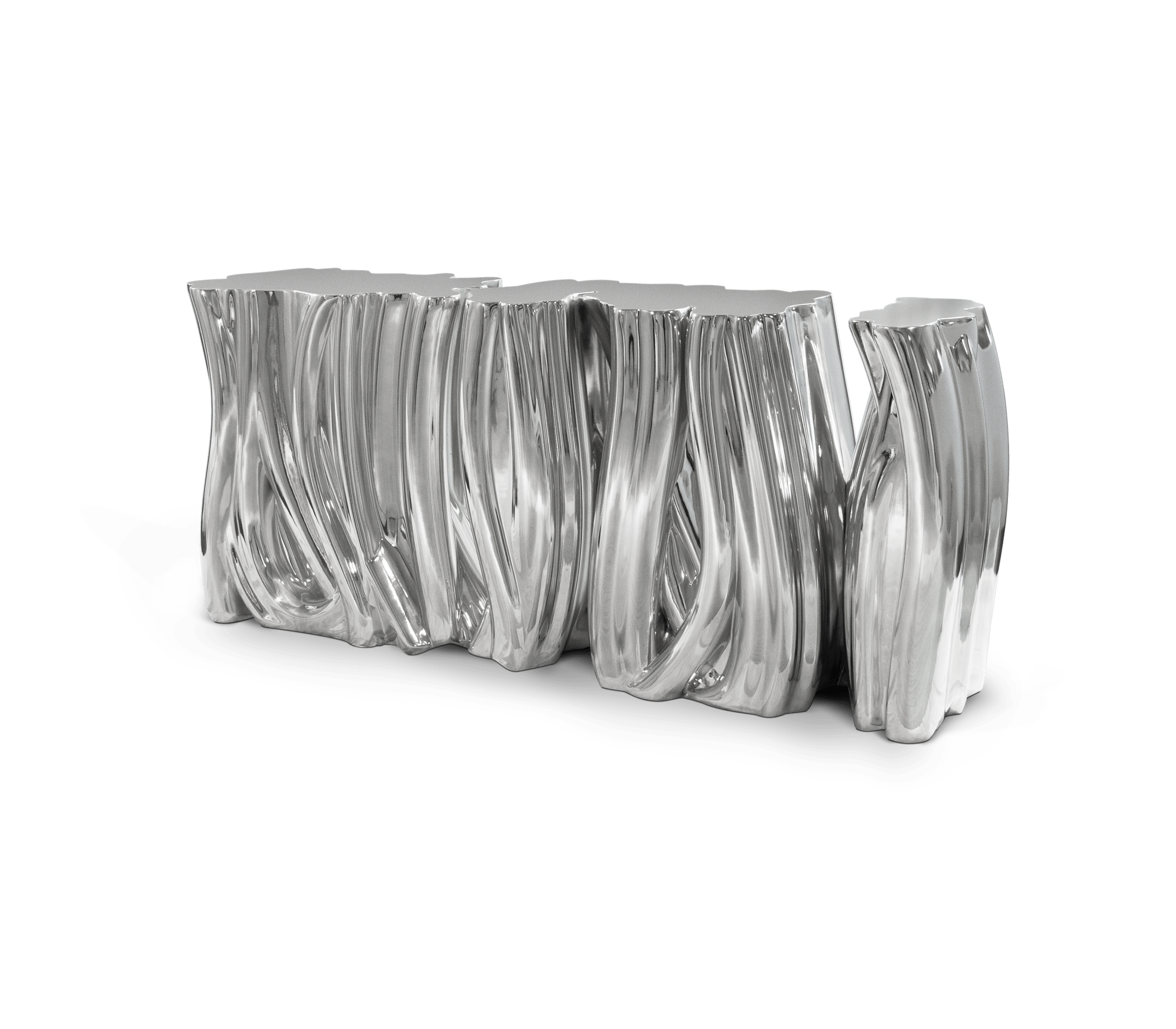 0-073 Монохромный серебристый буфет Boca Do Lobo  - Вид №1