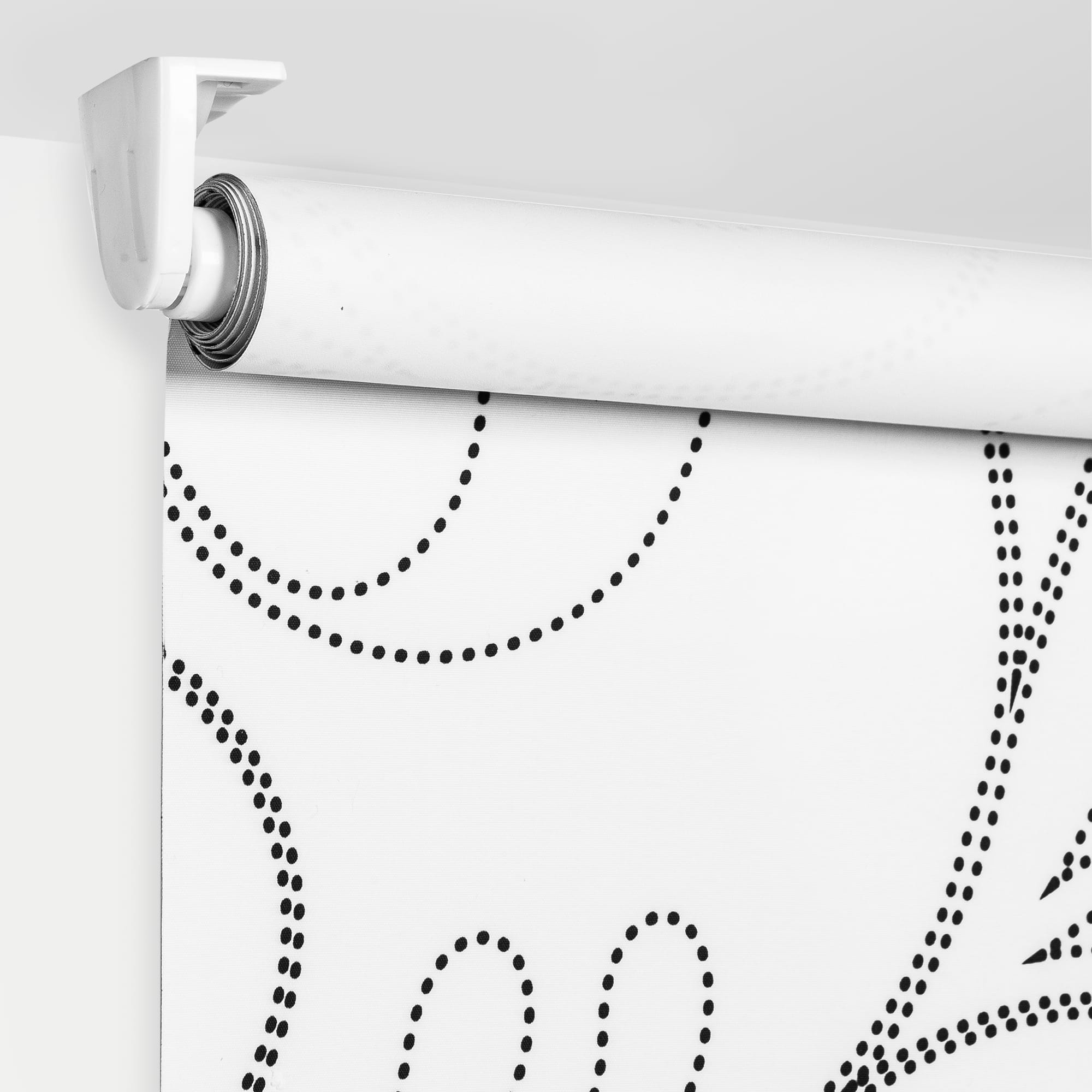 82023909 Штора рулонная Blackout «Лаура», 70х160 см, цвет чёрно-белый Santreyd  - Вид №2