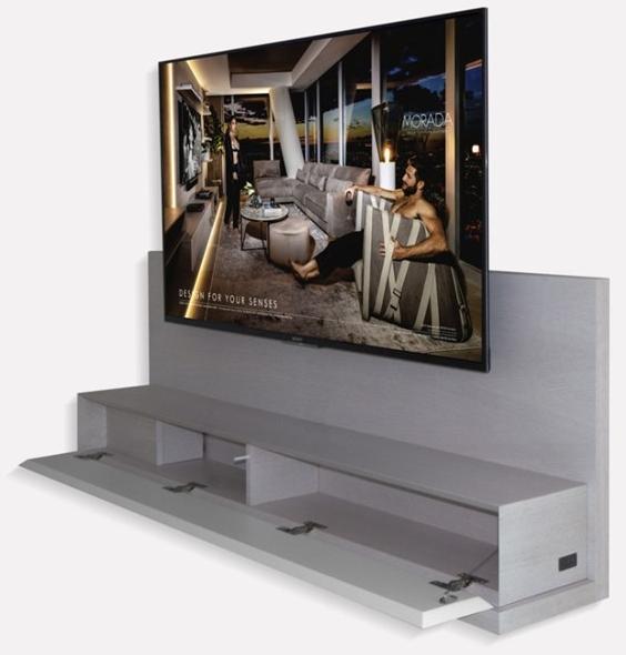 MORADA Подвесная тумба под телевизор из дуба с откидными дверцами Heaven Heaven hcab - Вид №2