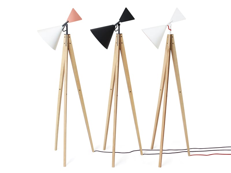 Торшер из алюминия и дуба Askia Light Tale ARCH-00144411