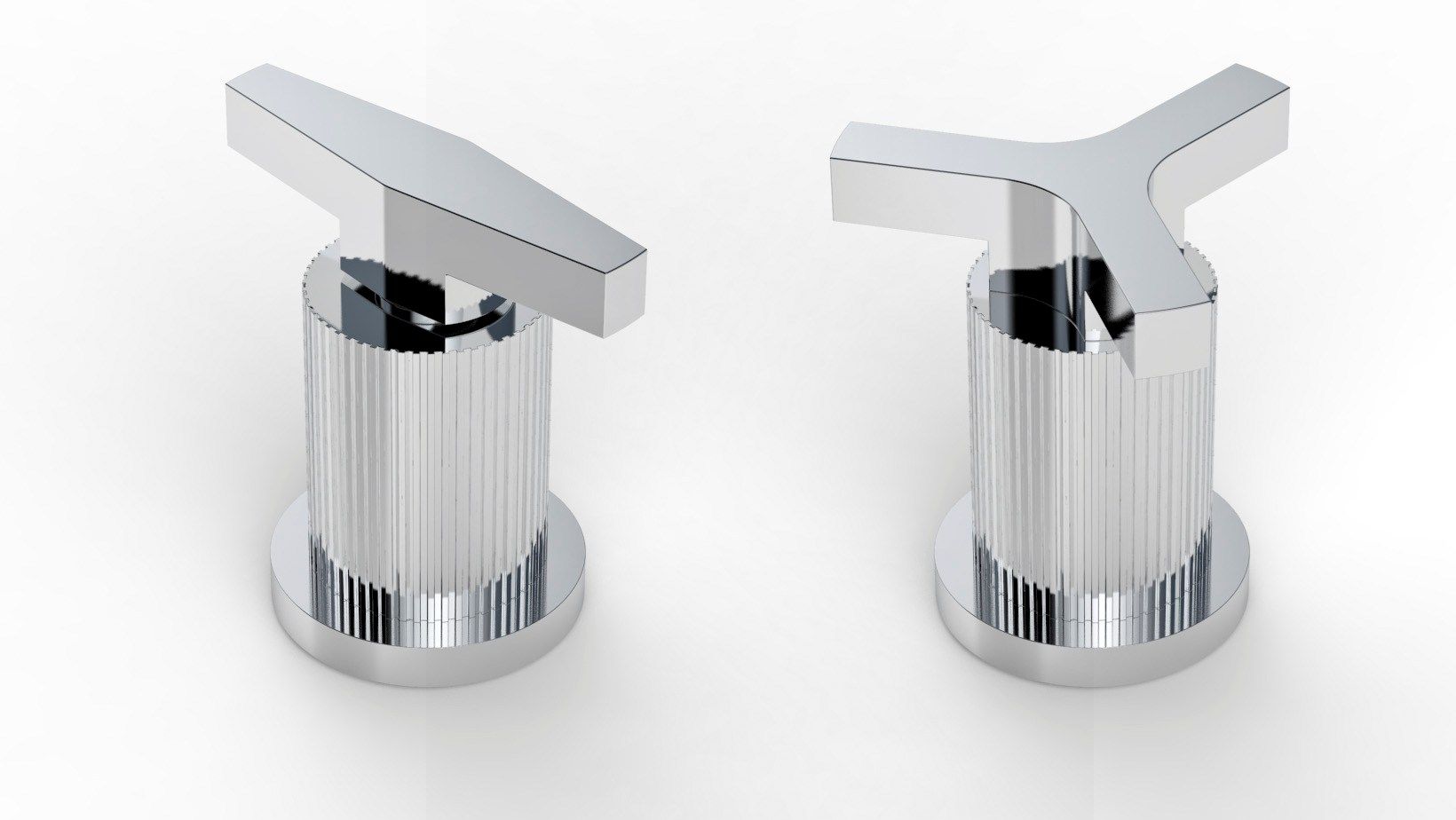 Смеситель для раковины с 3 отверстиями и отдельными розетками RUBINETTERIE STELLA ARCH-00085383 - Вид №13