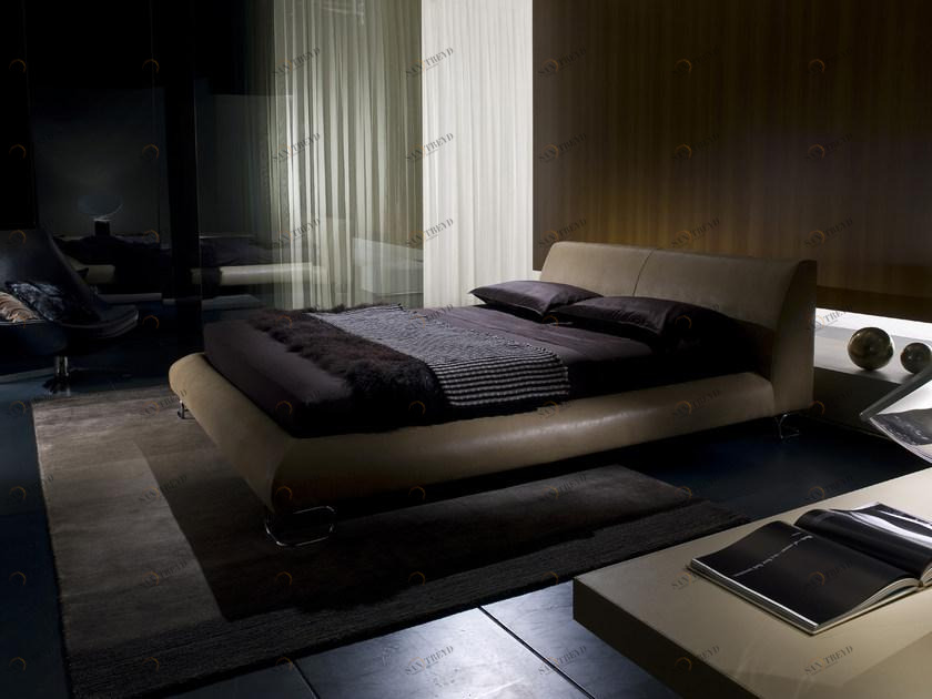 i 4 Mariani Кровать двуспальная с обивкой кожей Add_look sun-id-1384483