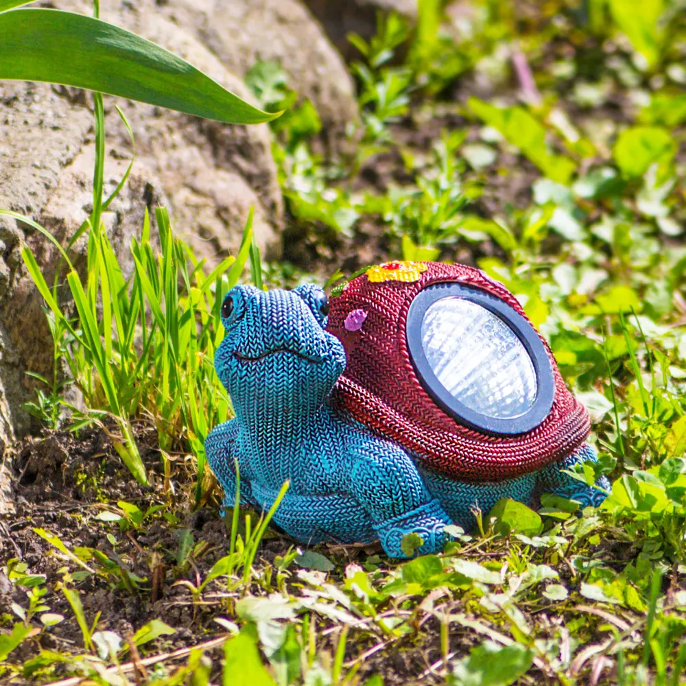 Светильник на солнечных батареях Knitturtle, 19 см, полирезина/полипропен 15673751 STLM-2037558 Santreyd  - Вид №2