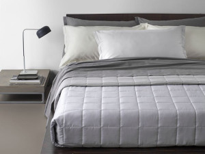 Стеганое покрывало из хлопкового атласа