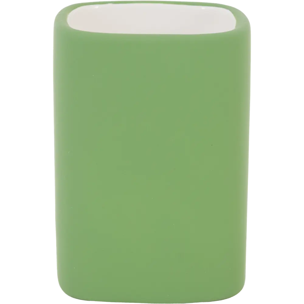 Стакан для зубных щёток Vidage Green Meadow керамика цвет зеленый 85122568 STLM-2084195 - Вид №2