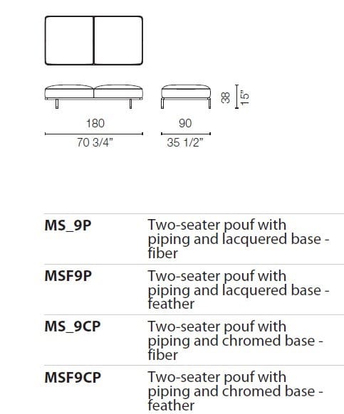 Съемный диван CAPPELLINI Cap Martin Sunset ARCH-00087904 - Вид №29